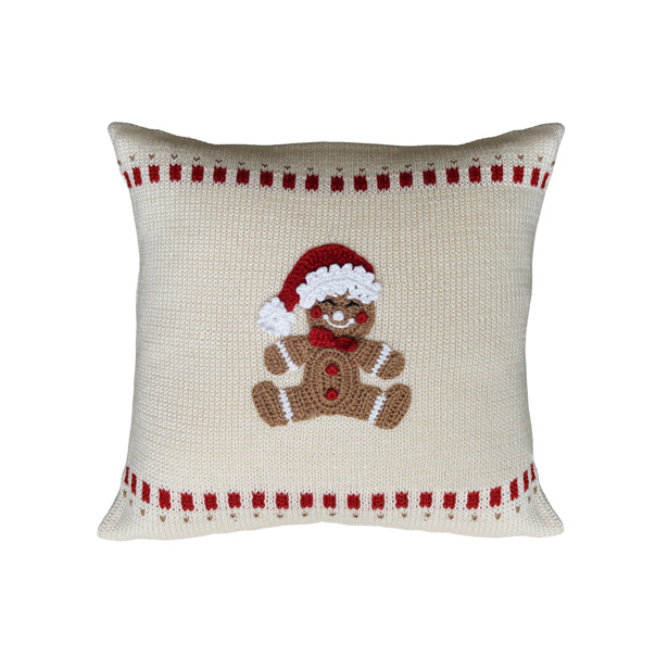 Gingerbread Man Pillow 10"