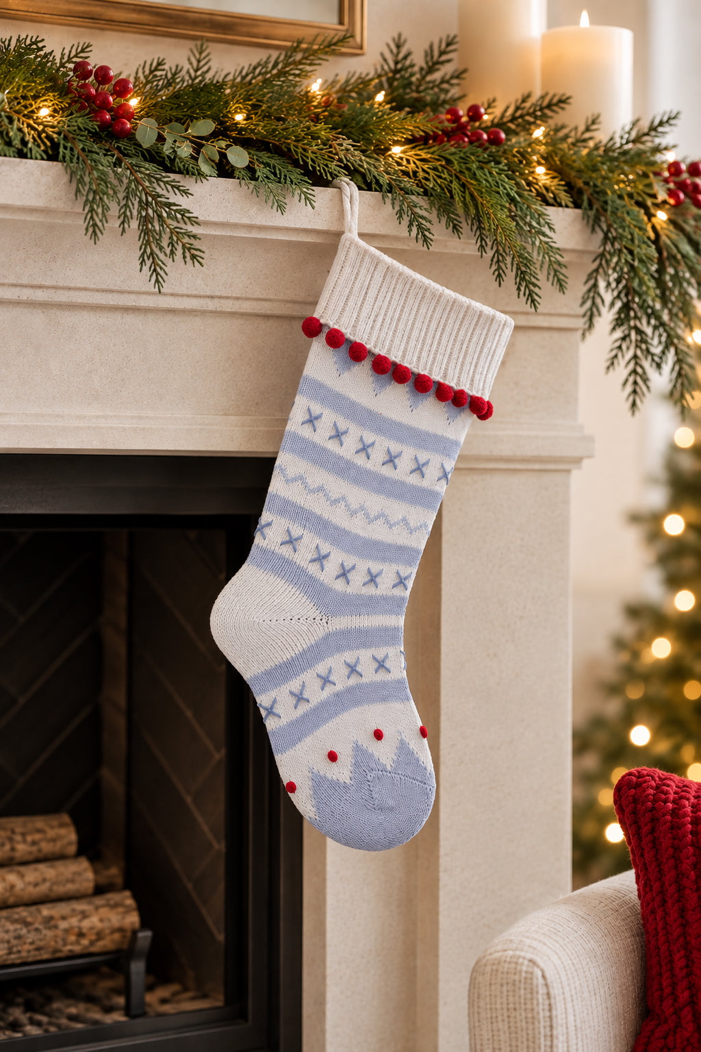 X-stitch Stocking