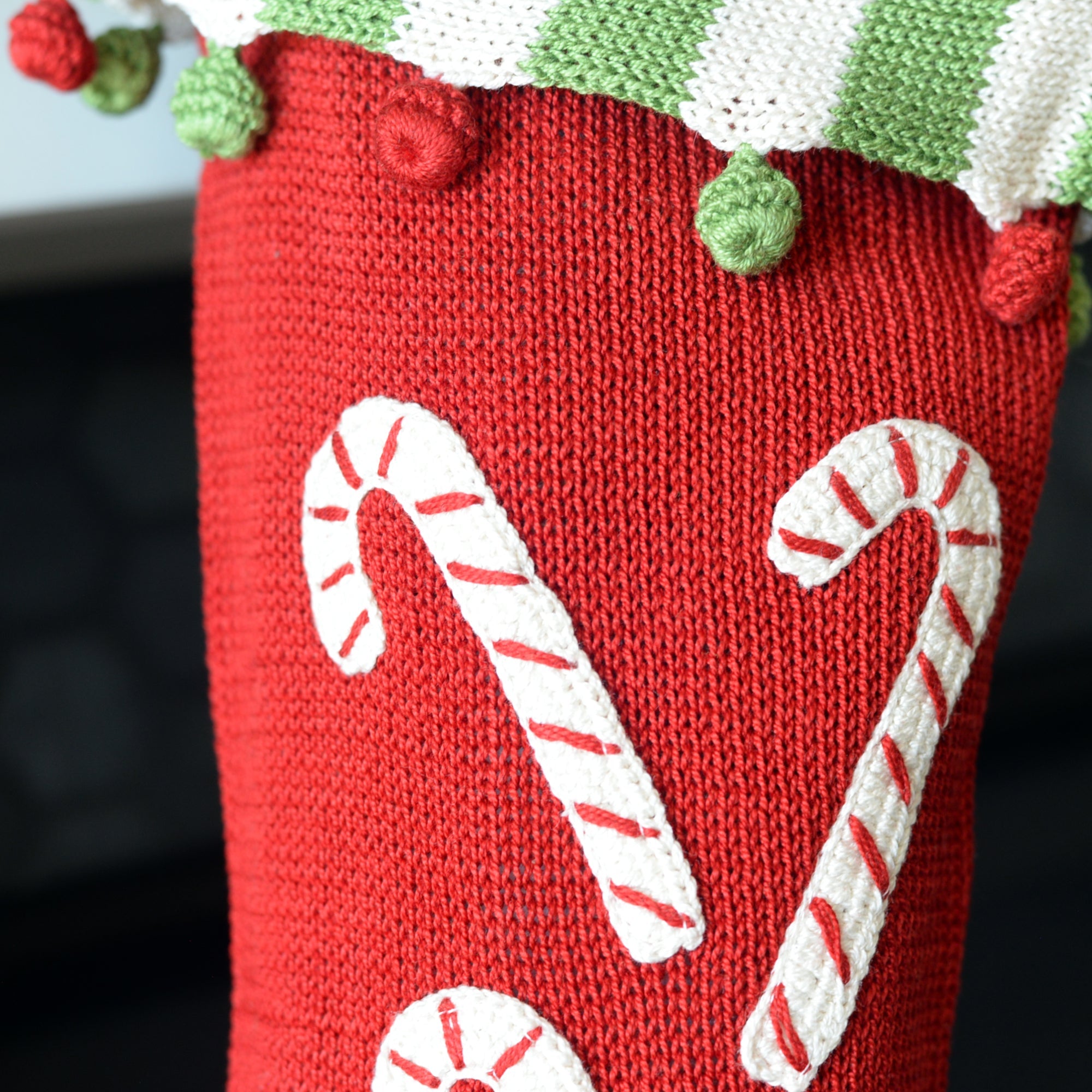 Candy Cane Stocking