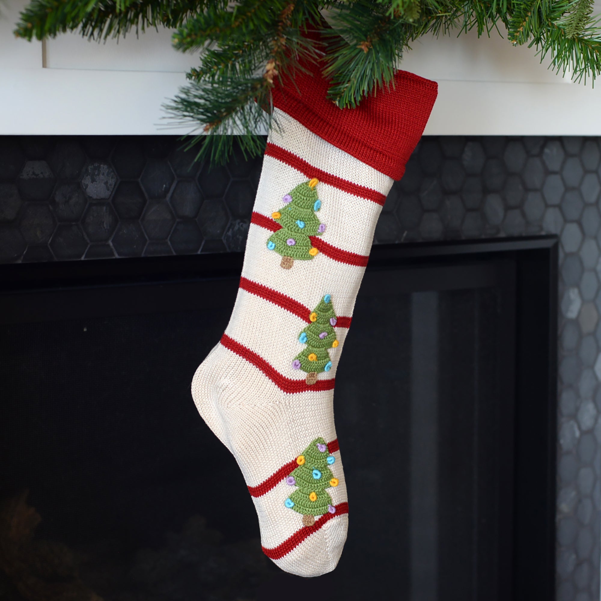 Noel Tree Stocking