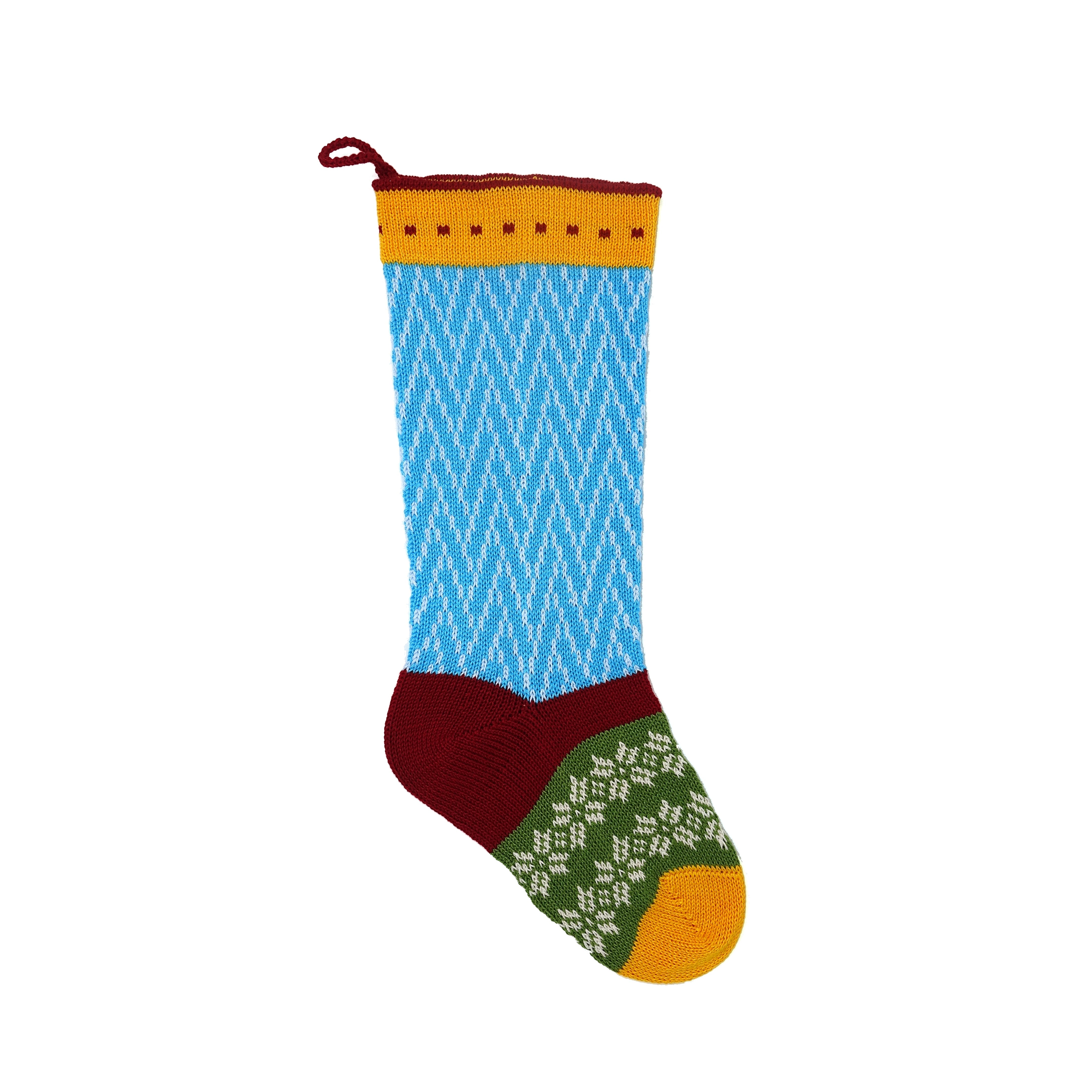 Colorful Stocking, Blue