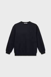 Relaxed Cotton Sweatshirt With Embroidery