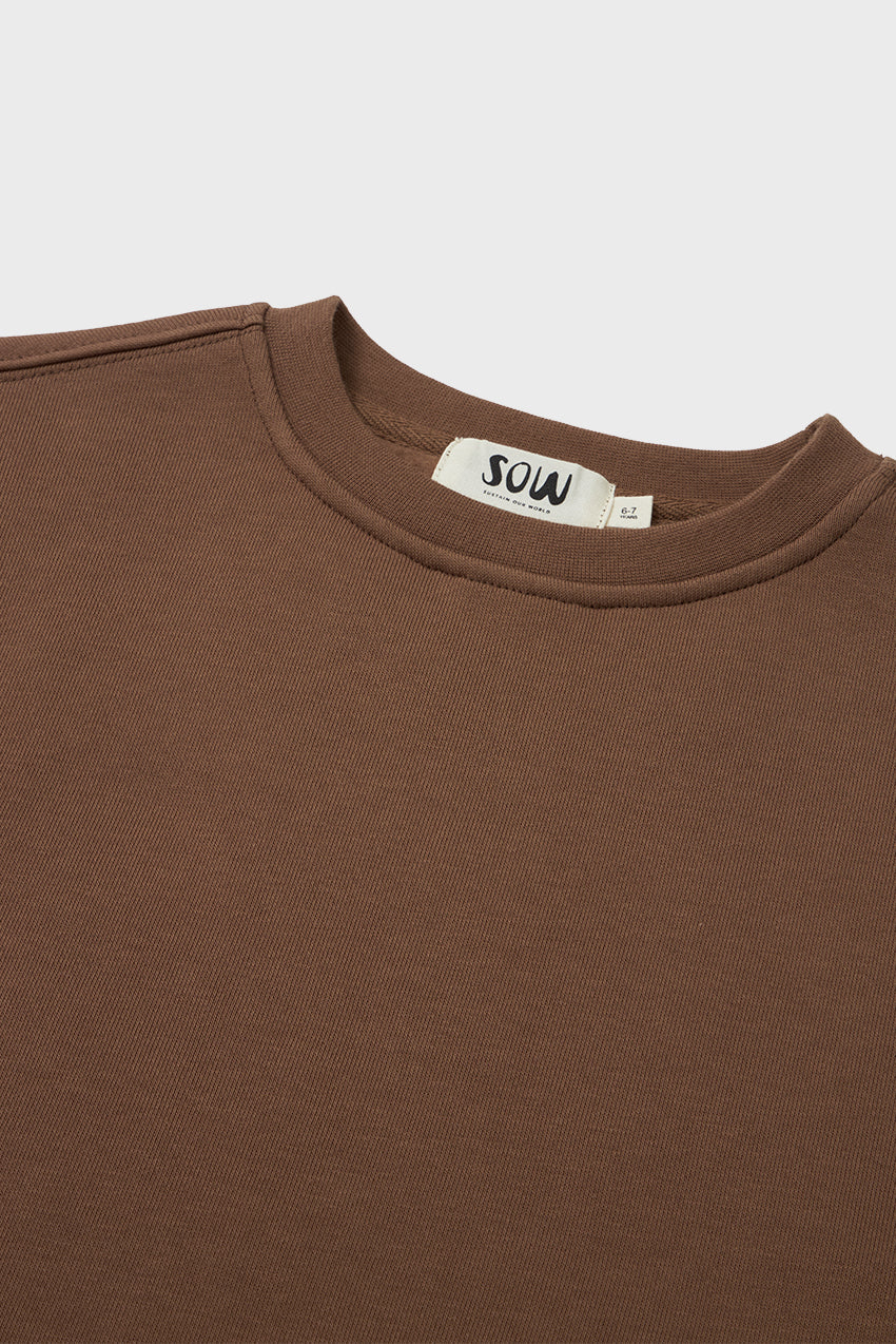 Relaxed Organic Cotton Fleece Sweatshirt