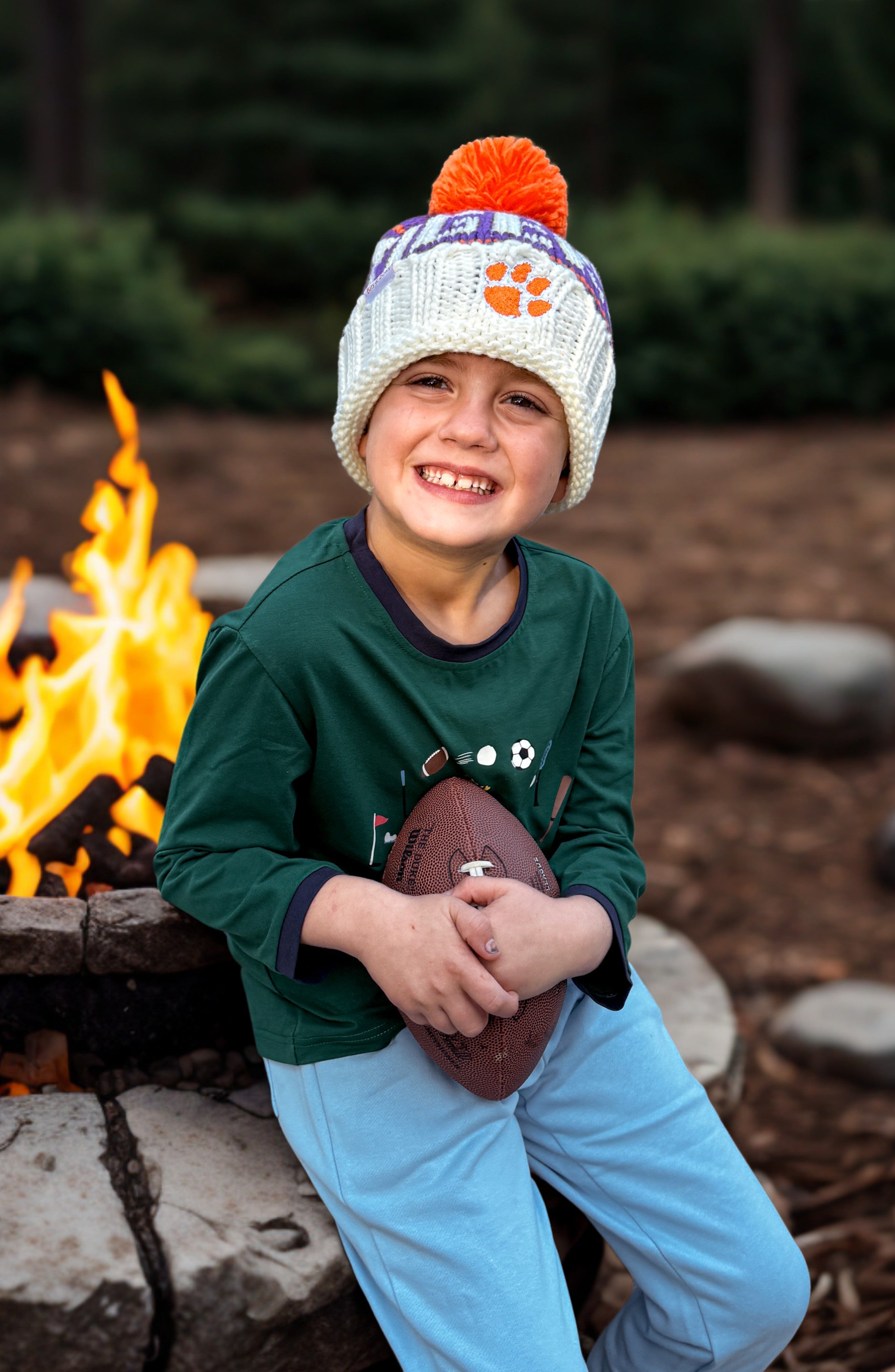 Officially Licensed Clemson Tigers Bobble Hat (baby, Toddler, Kid)
