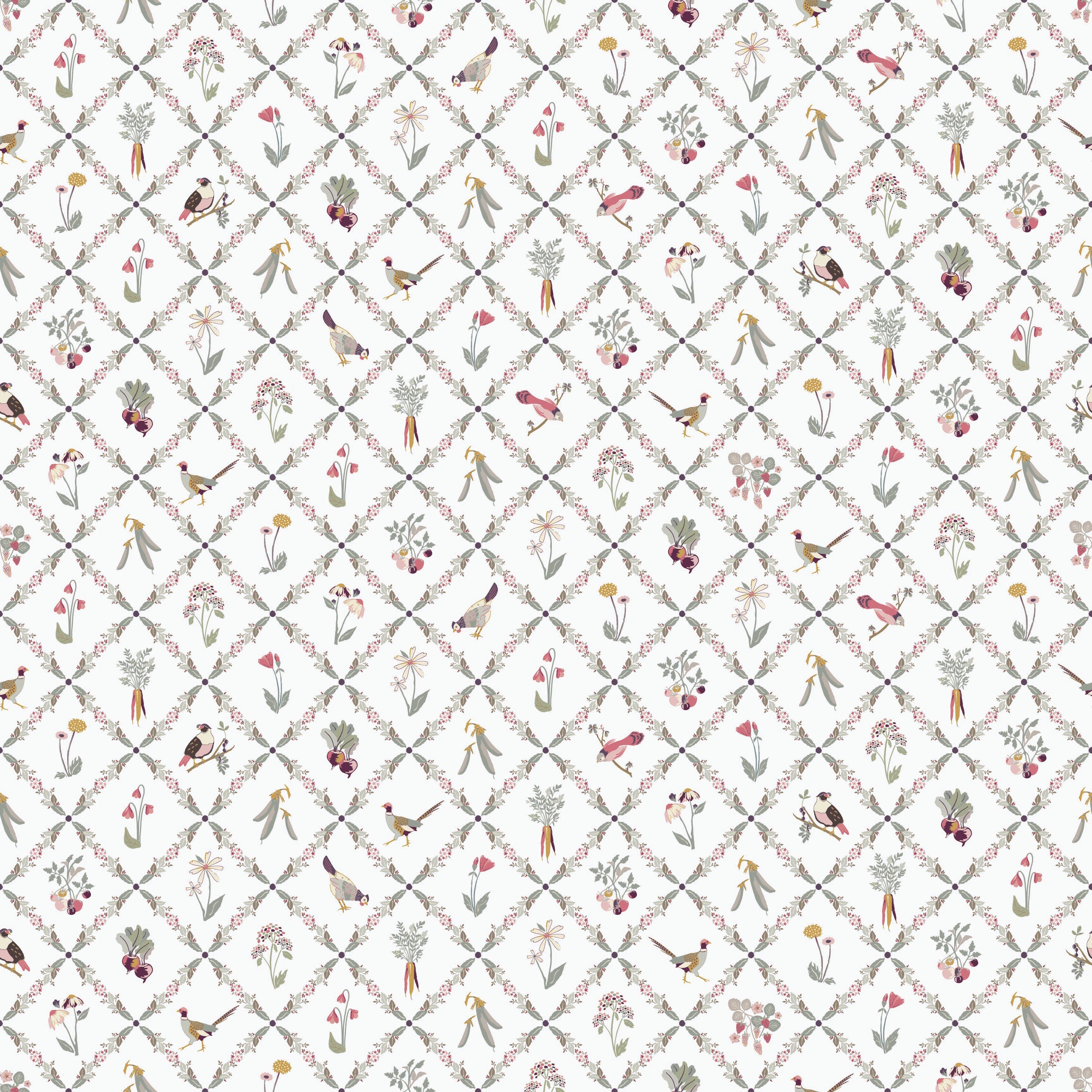 Kacie Wallpaper By Linen And Paper Design