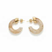 Kaia Hoops - Beige