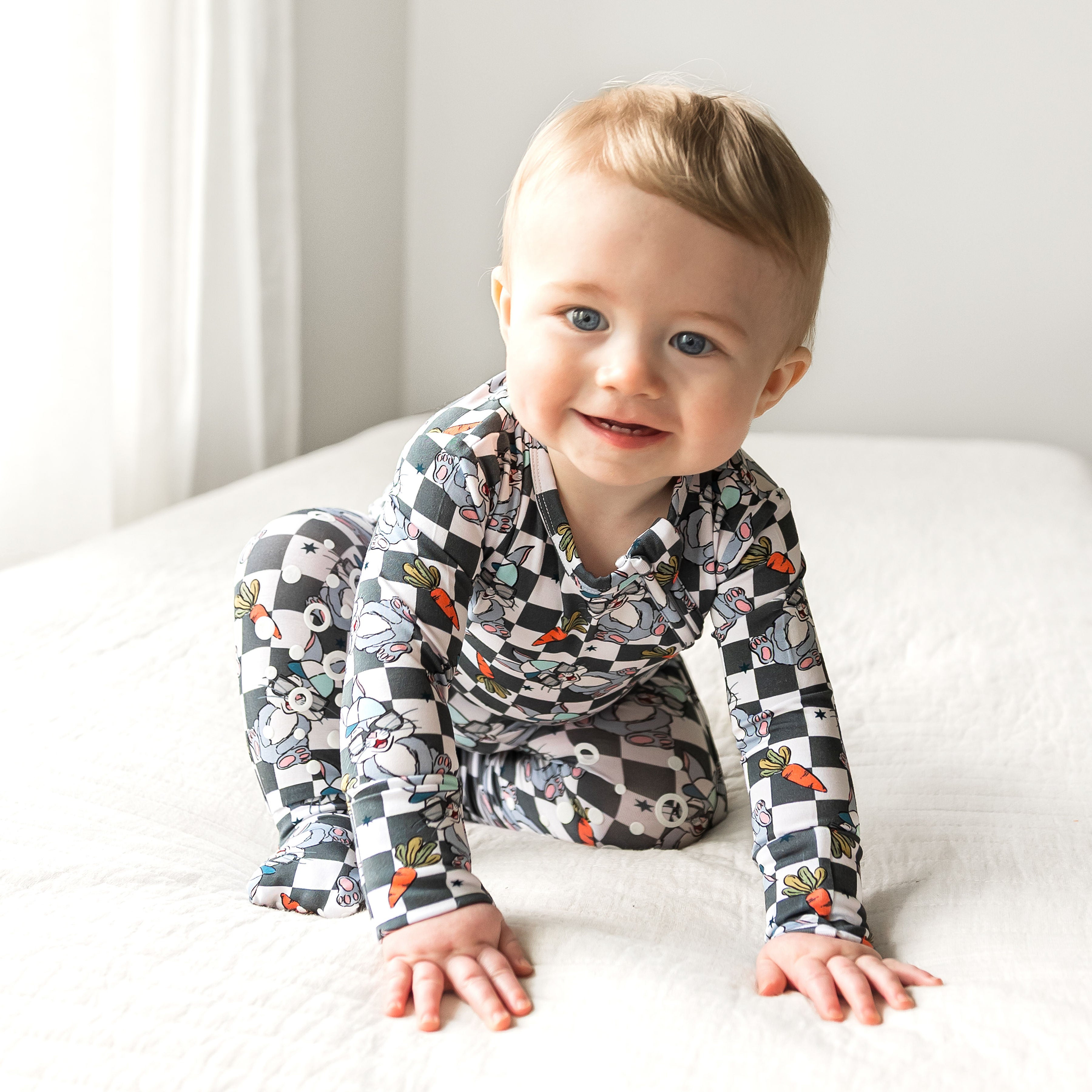 Knee-grip Bunny Hop Dreams Convertible Footie