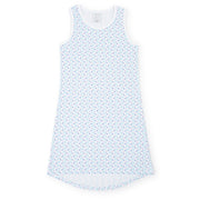 Katie Women's Pima Cotton Nightgown - Tennis Match Pink