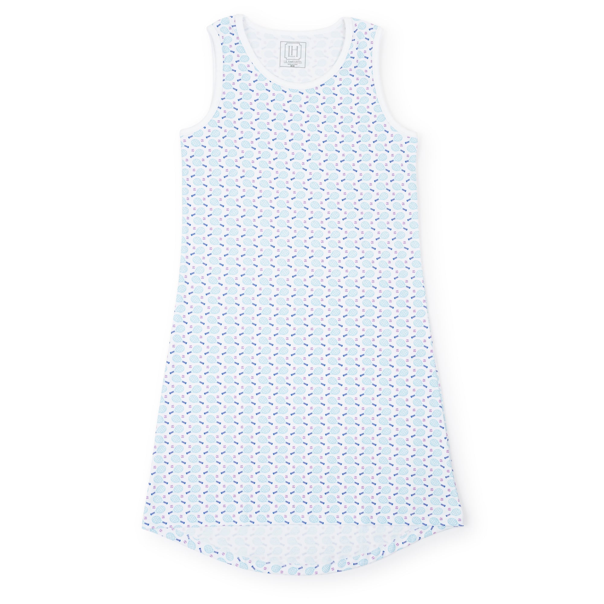 Katie Women's Pima Cotton Nightgown - Tennis Match Pink