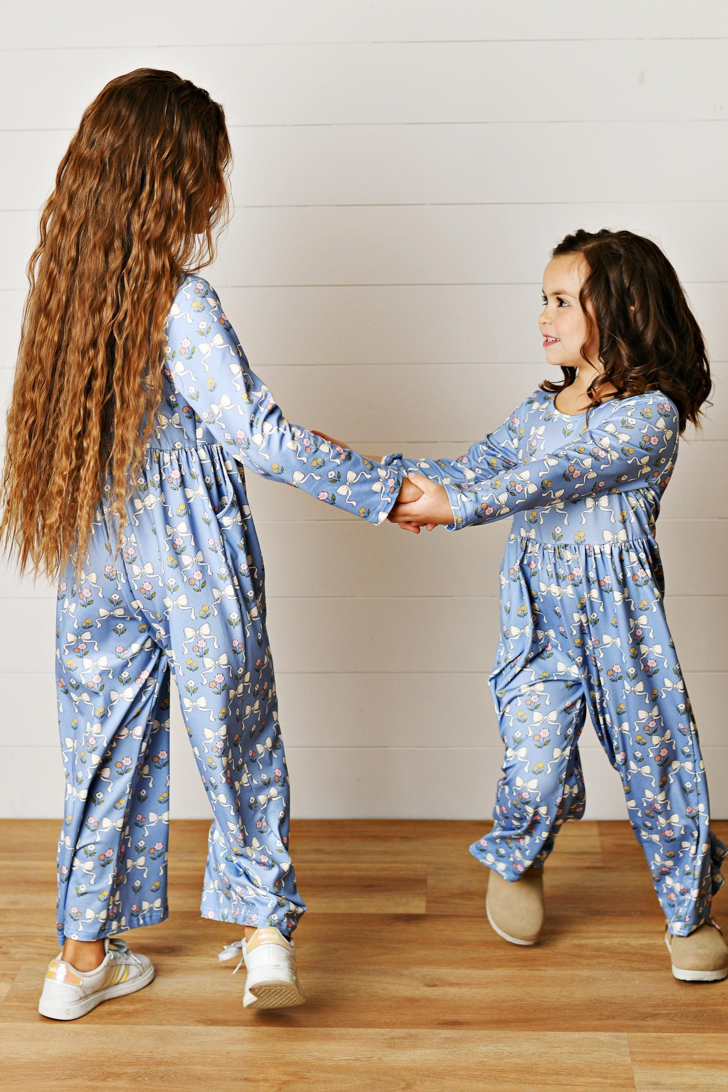 Kelly Blue Bow Jumpsuit