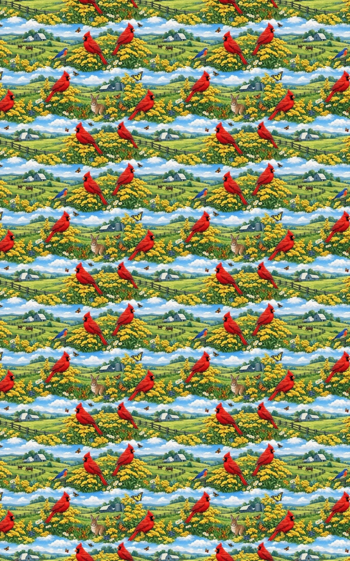 Kentucky Flora & Fauna Wrapping Paper