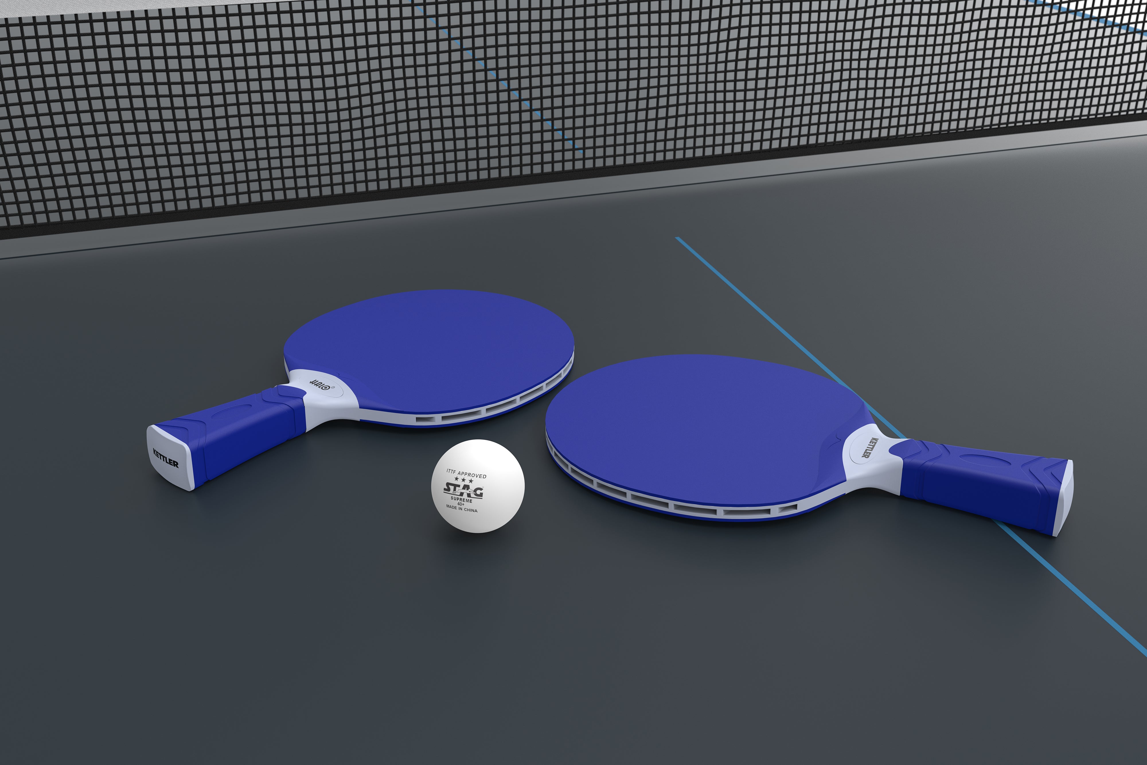 HALO 2-Player Outdoor Table Tennis Accessory Set