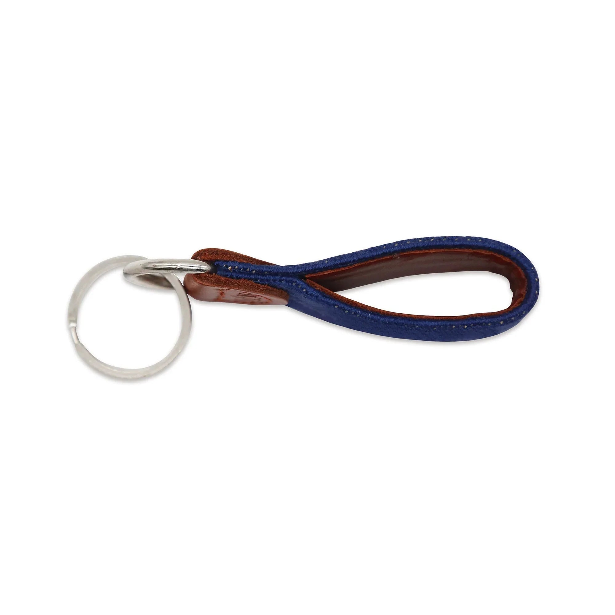 Bourbon Five Ways Key Fob (dark Navy)