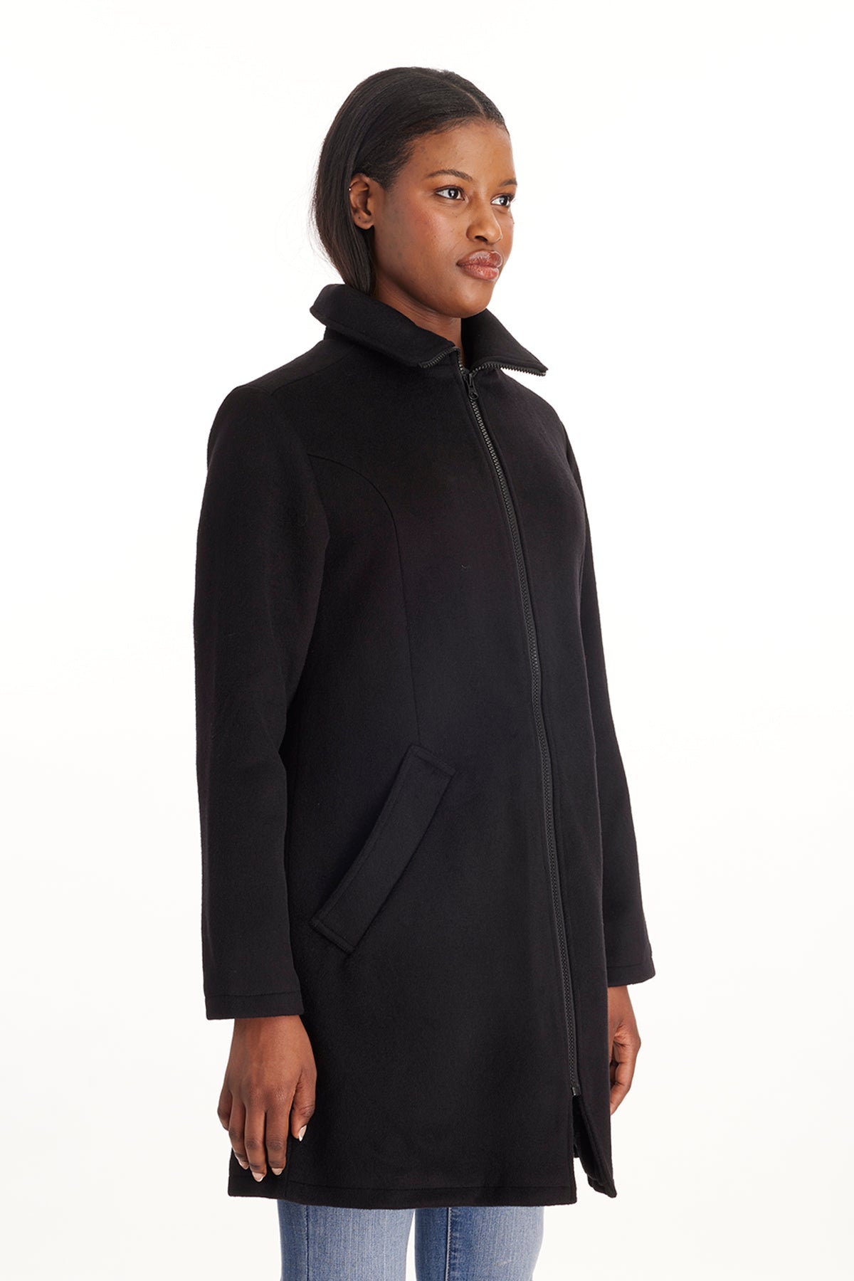Khloe 3 In 1 Wool Maternity Coat Semi-fitted