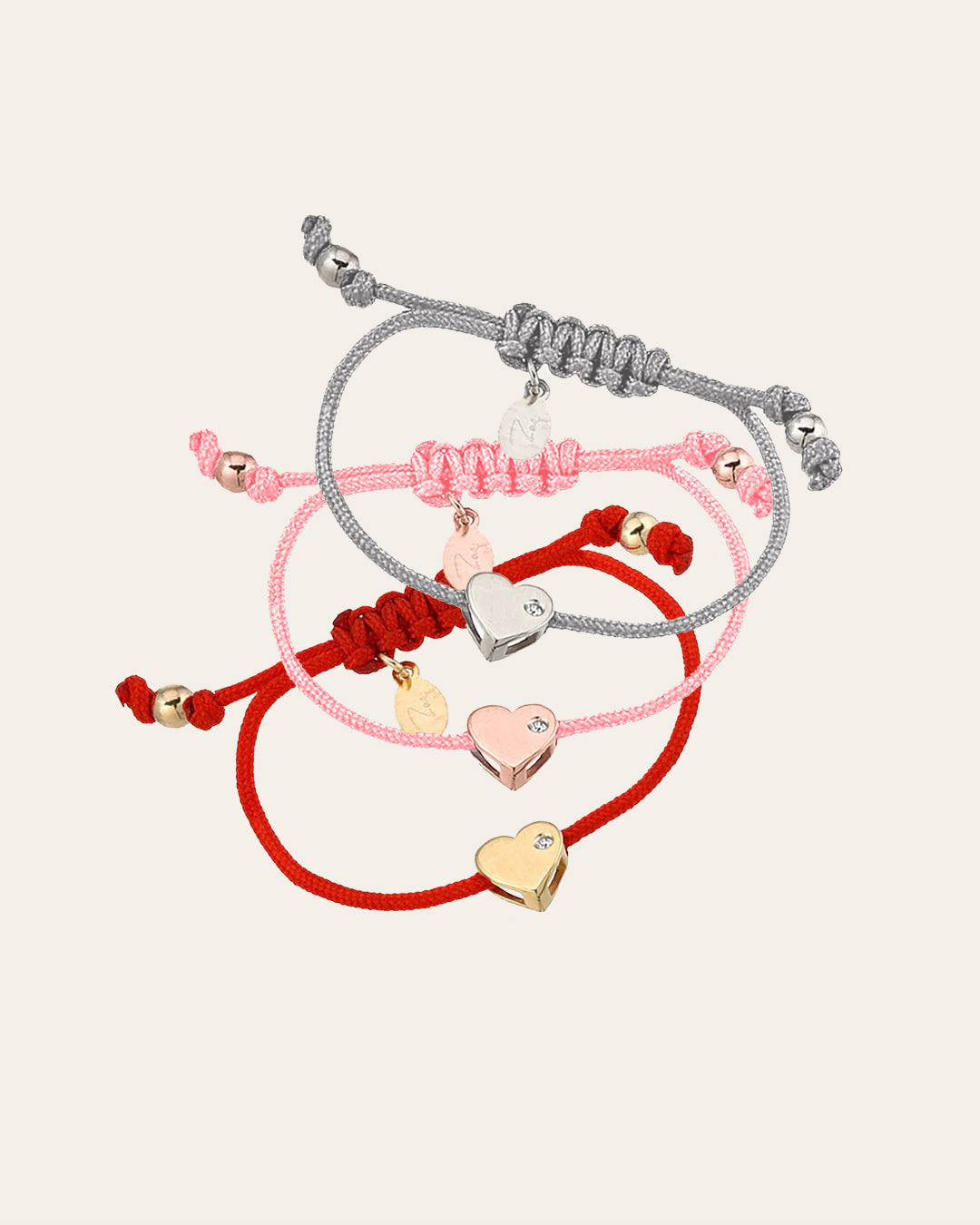 Kid's Heart With Diamond Fortune Bracelet