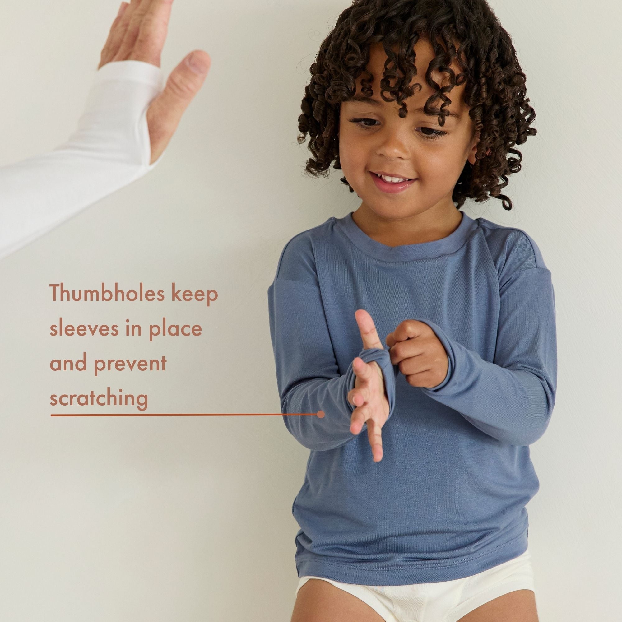 Kids’ Ultra Soft Tencel™ Micro Modal Long Sleeve Thumb-tee