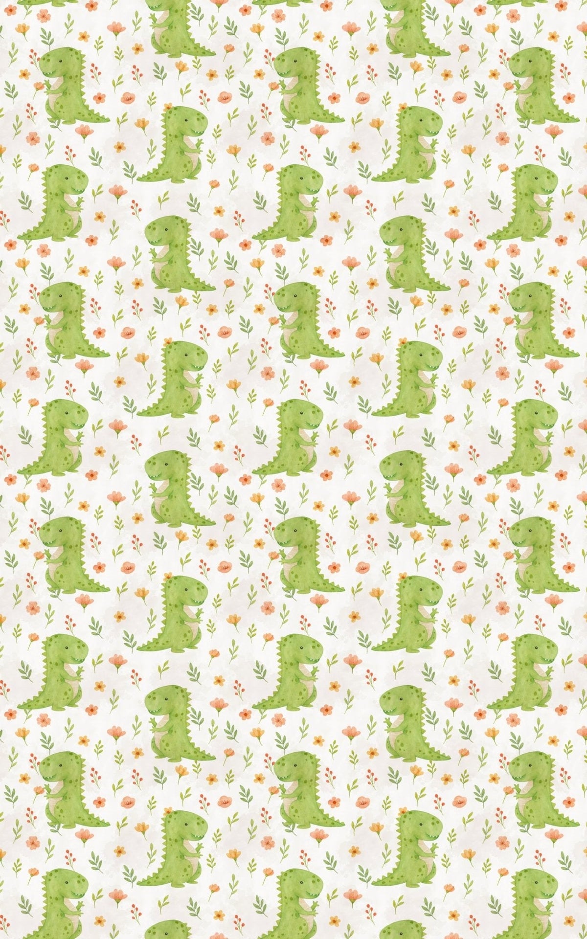 Blooming Rex Wrapping Paper
