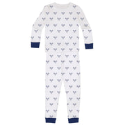 Kids Tennis Navy Long Pj Set