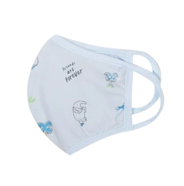 Organic Cotton Blue Toddler Face Masks