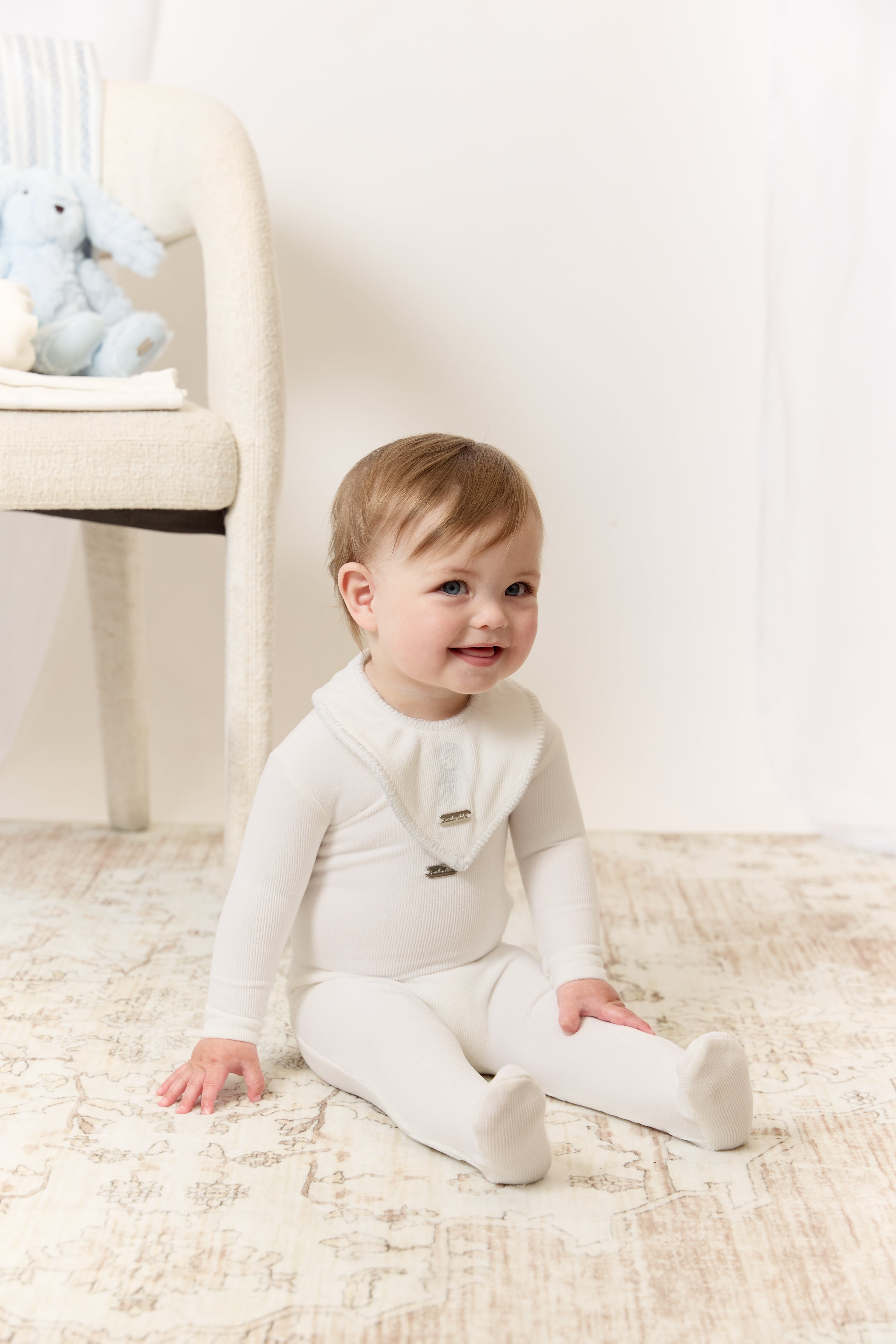 Atelier Bunny Footie - Blue