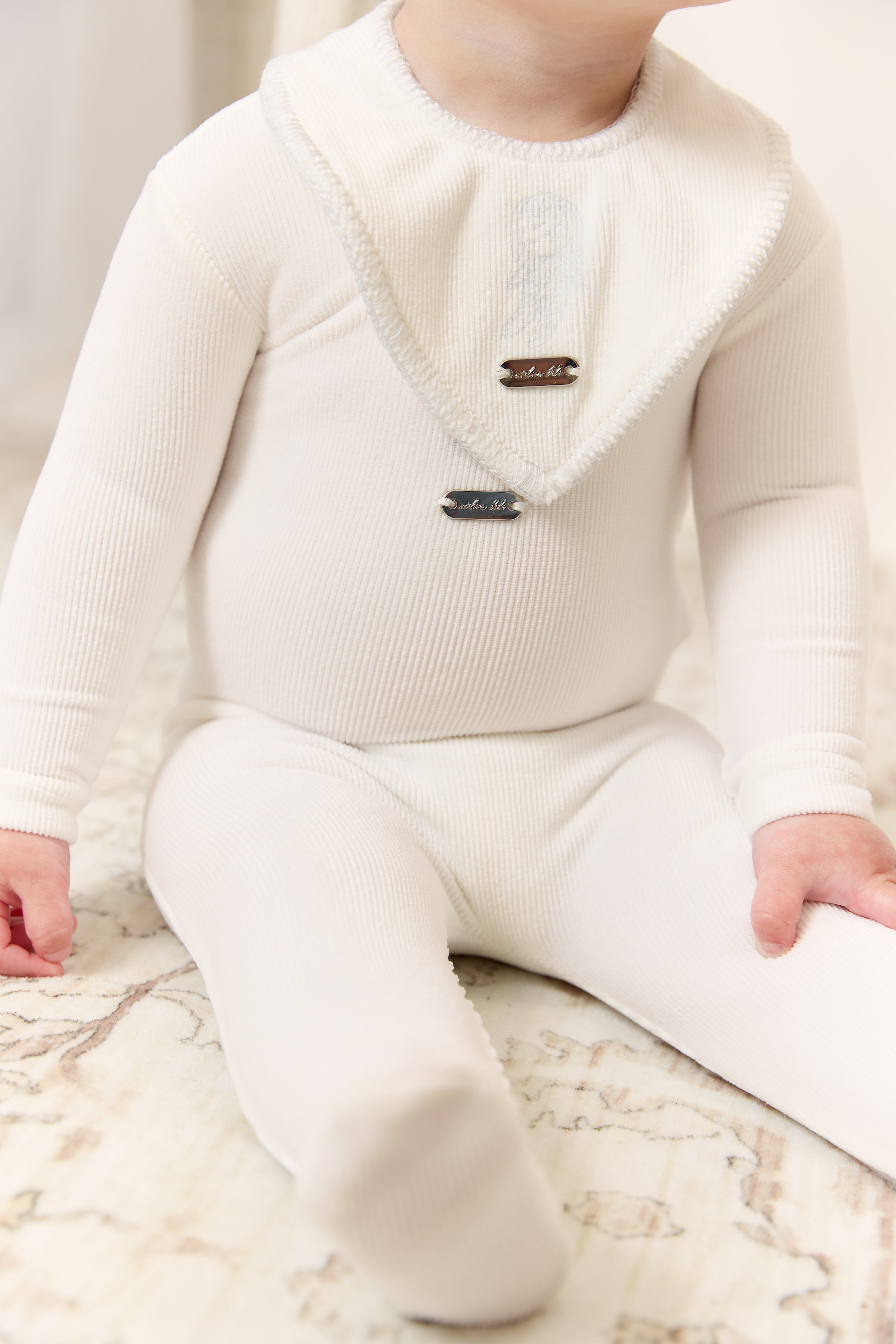 Atelier Bunny Footie, Hat & Blanket Set - Blue