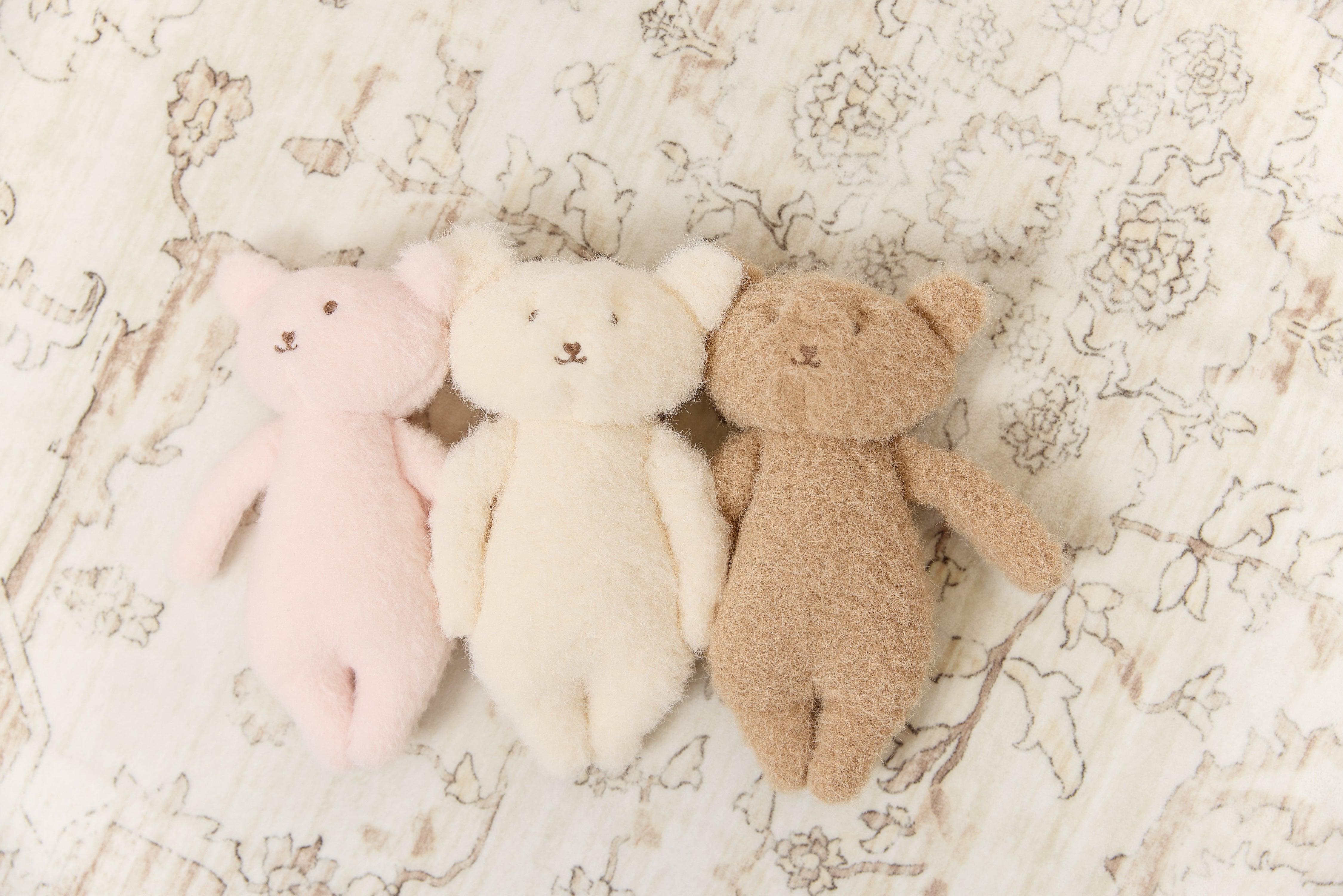 Mon Bebe Teddy Trio - Pink