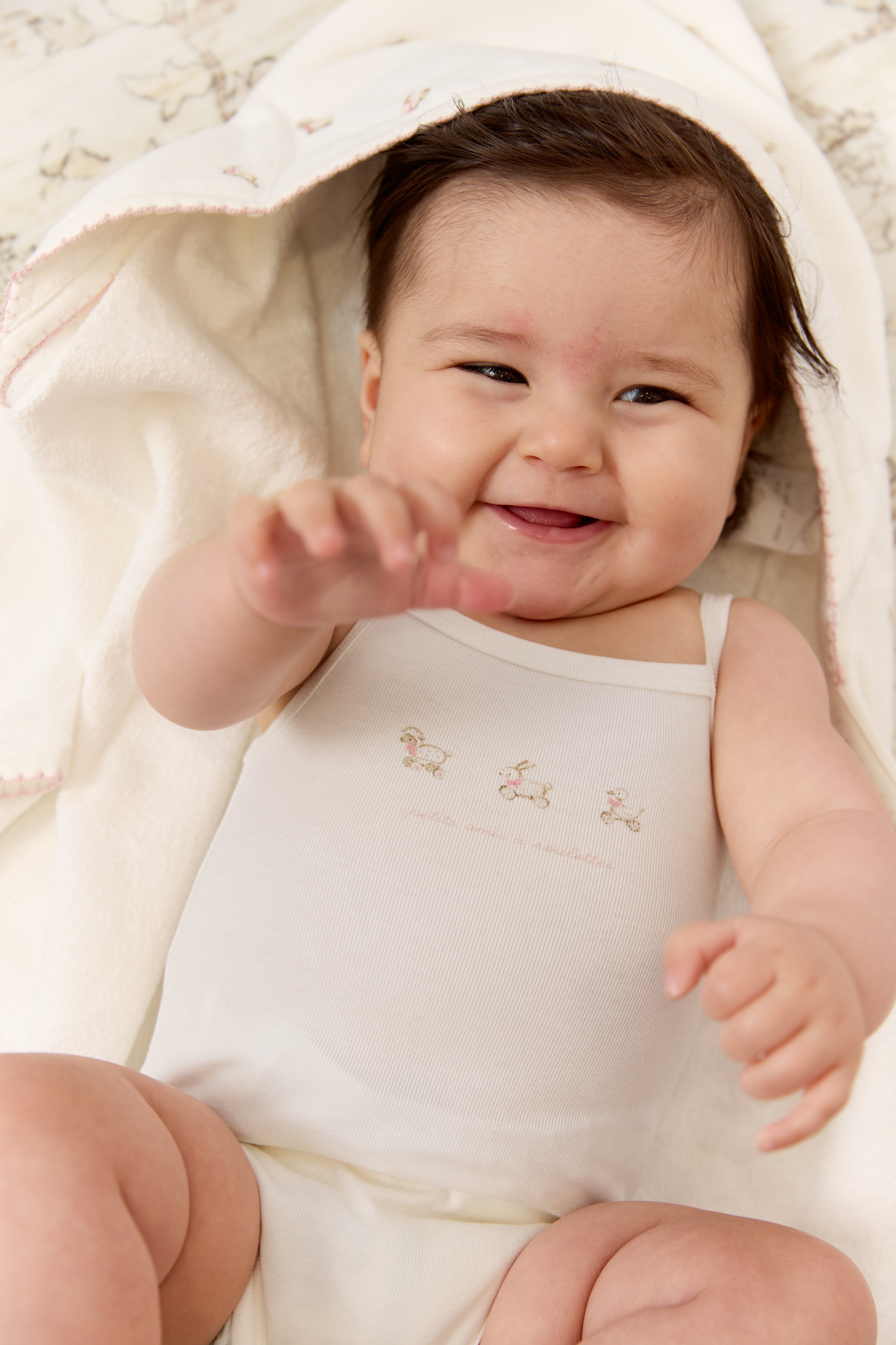Petit Amis Onesie Set Of 2 - Pink