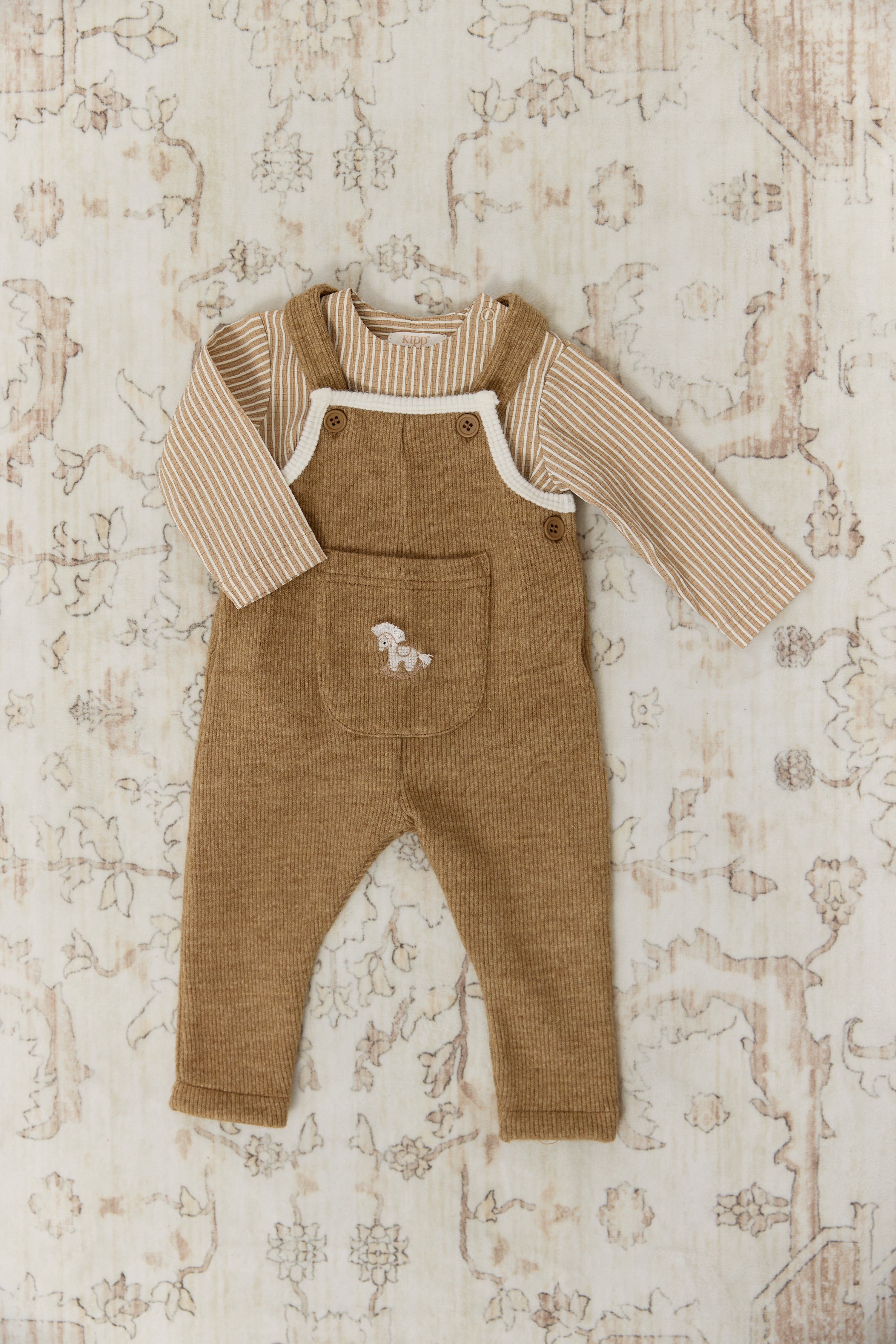 Kb Stripe Shirt - Caramel