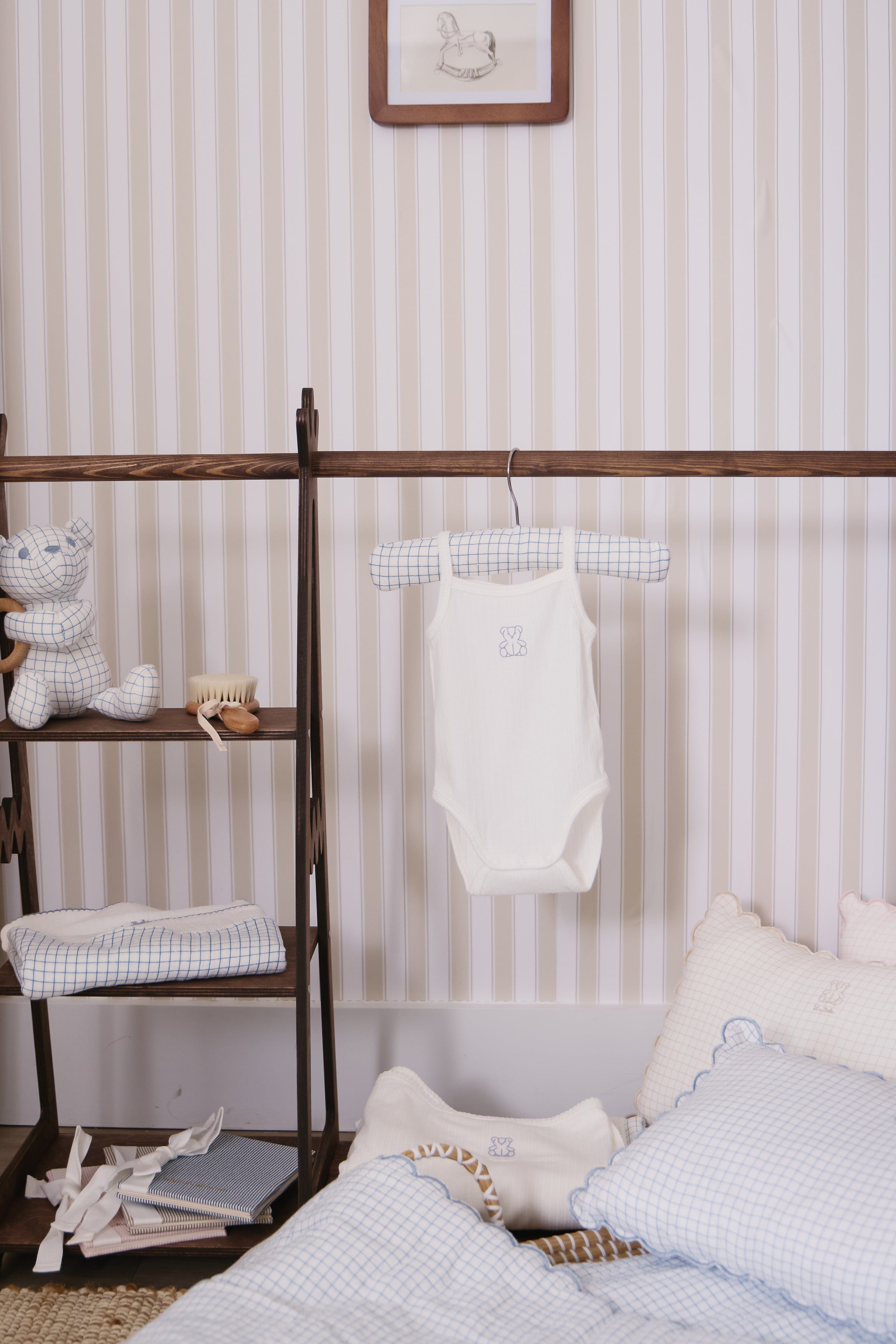 Teddy Au Pane Onesie Set Of 2 - Blue
