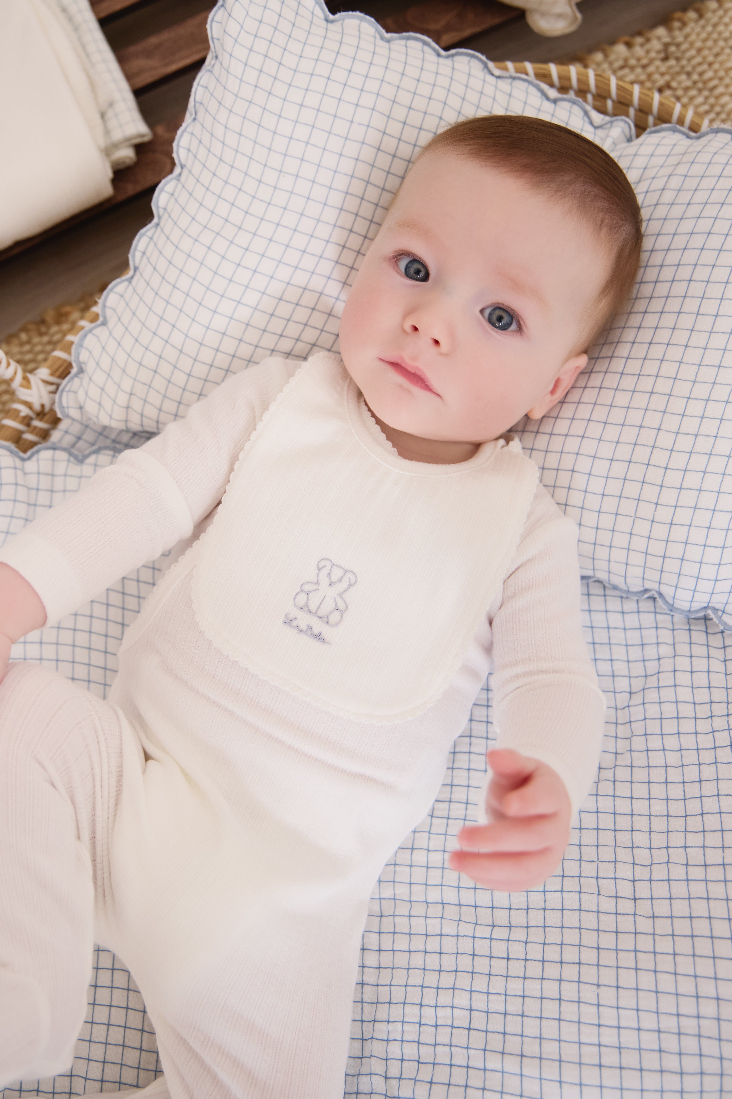 Teddy Bib - Blue
