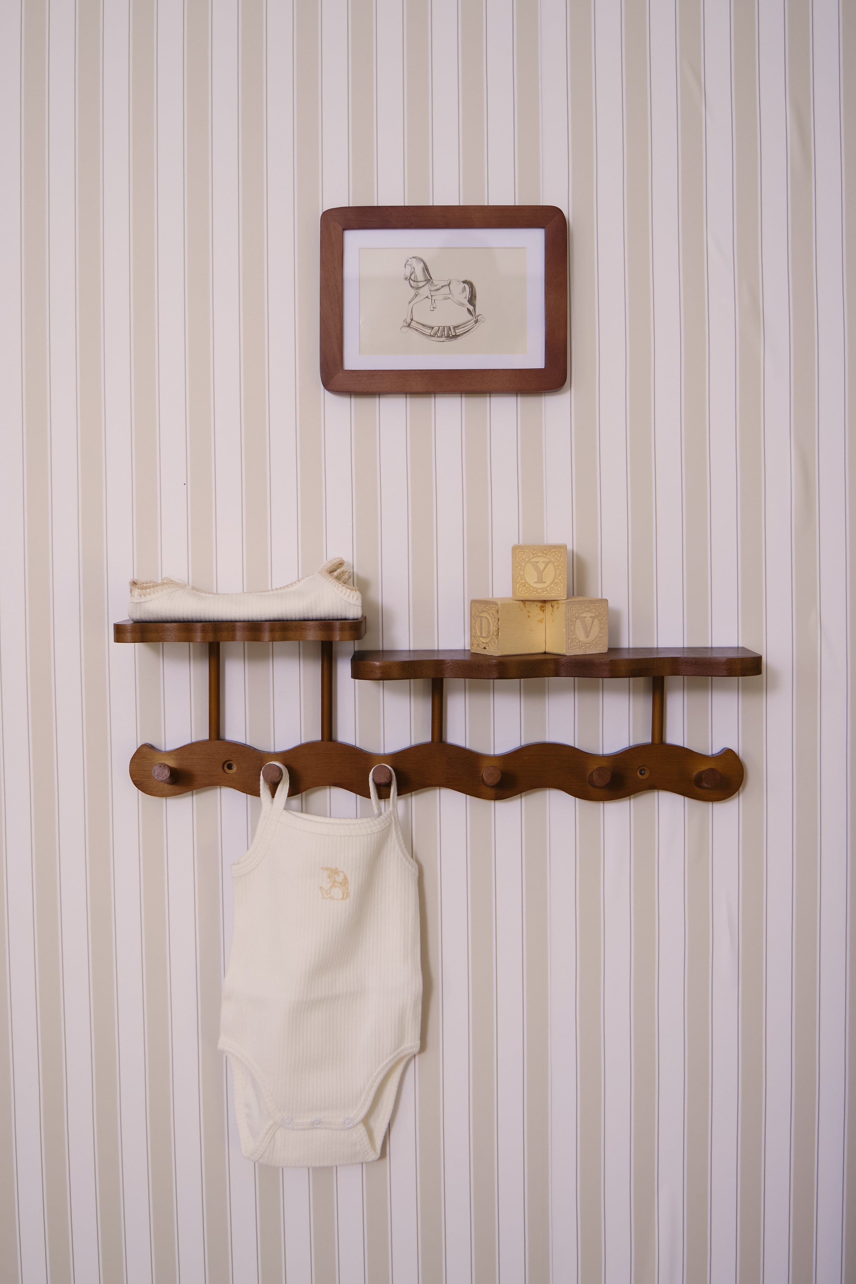 Toile Onesies Set Of 2 - Stone