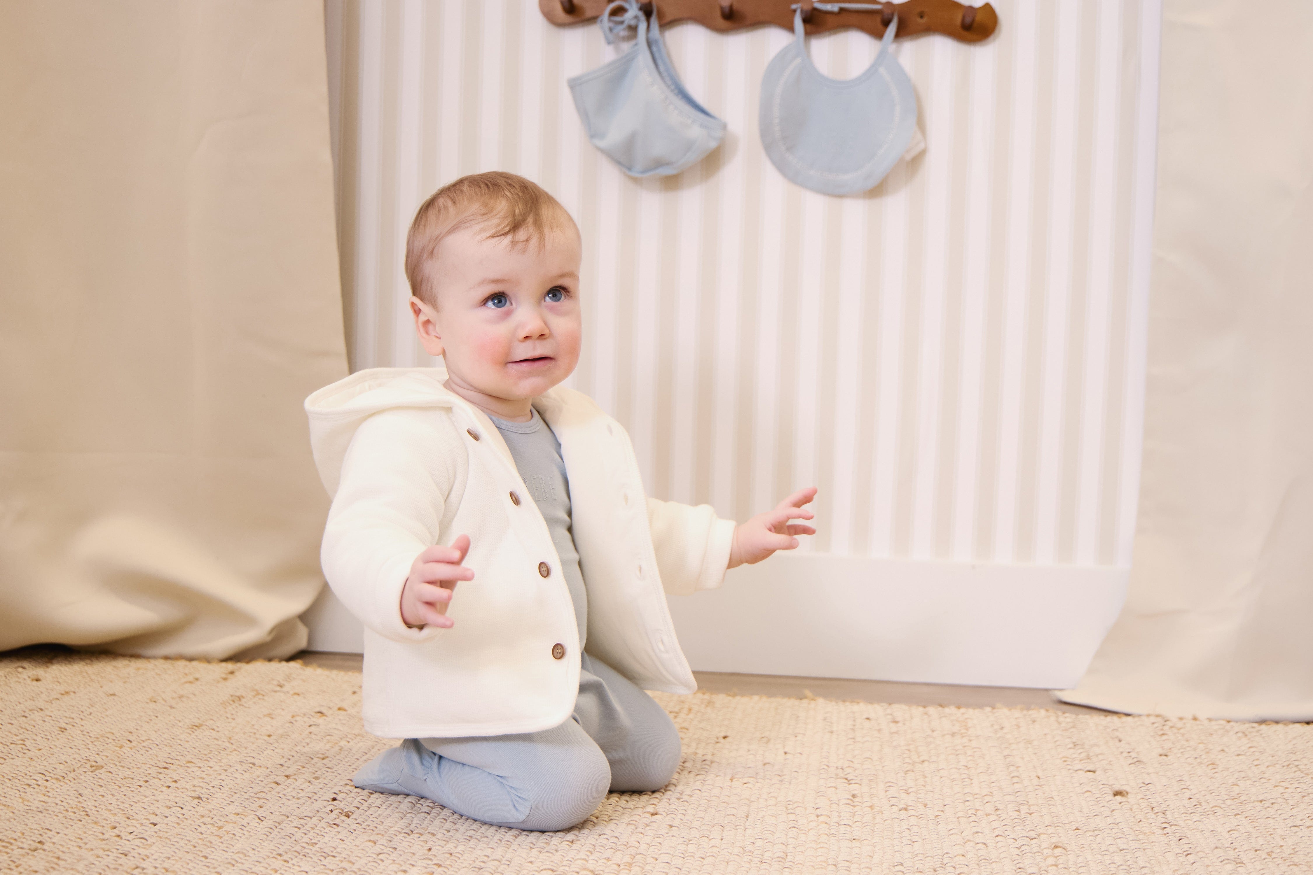 Knitted Jacket - White