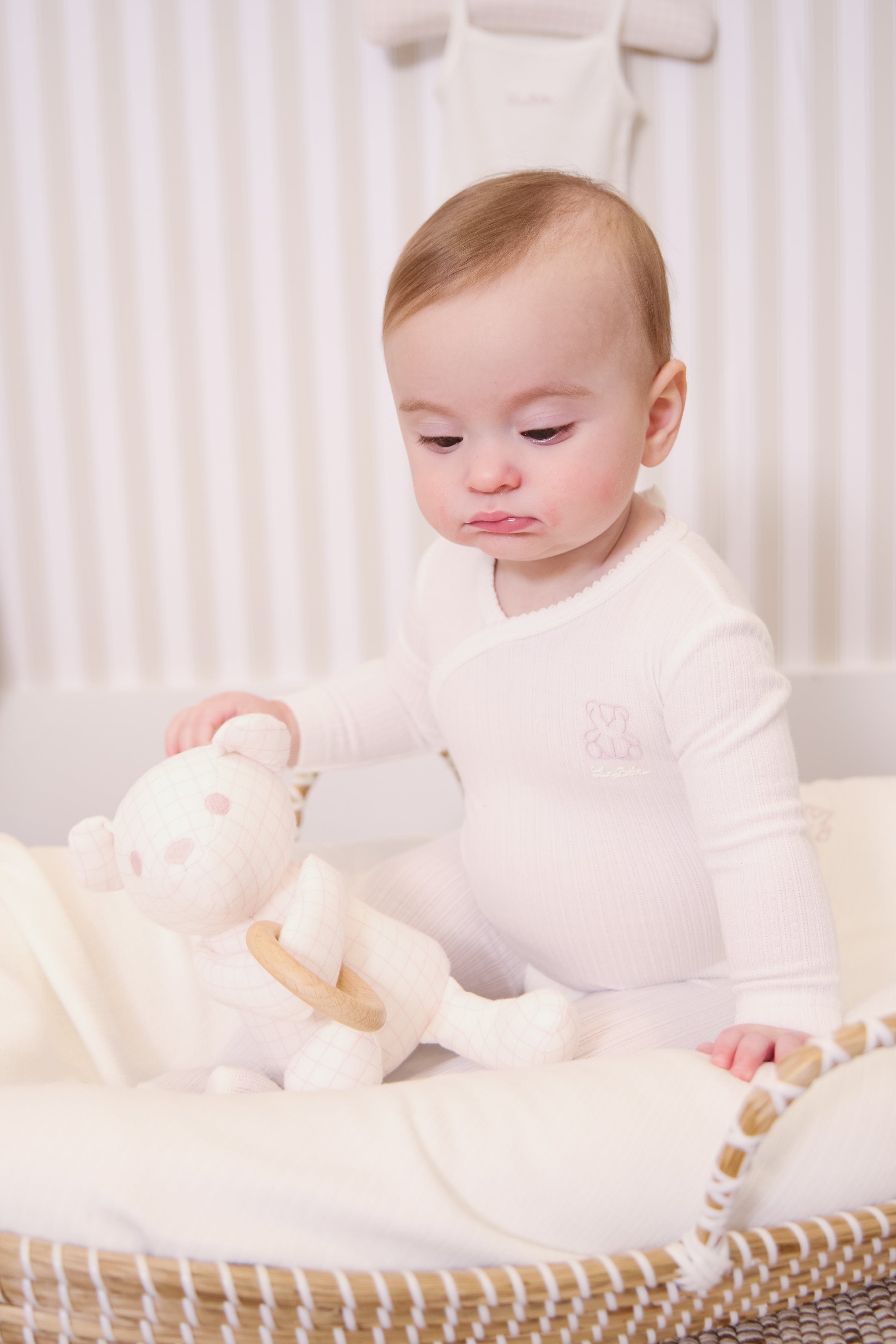 Teddy Wrap Footie 3pc Set - Pink