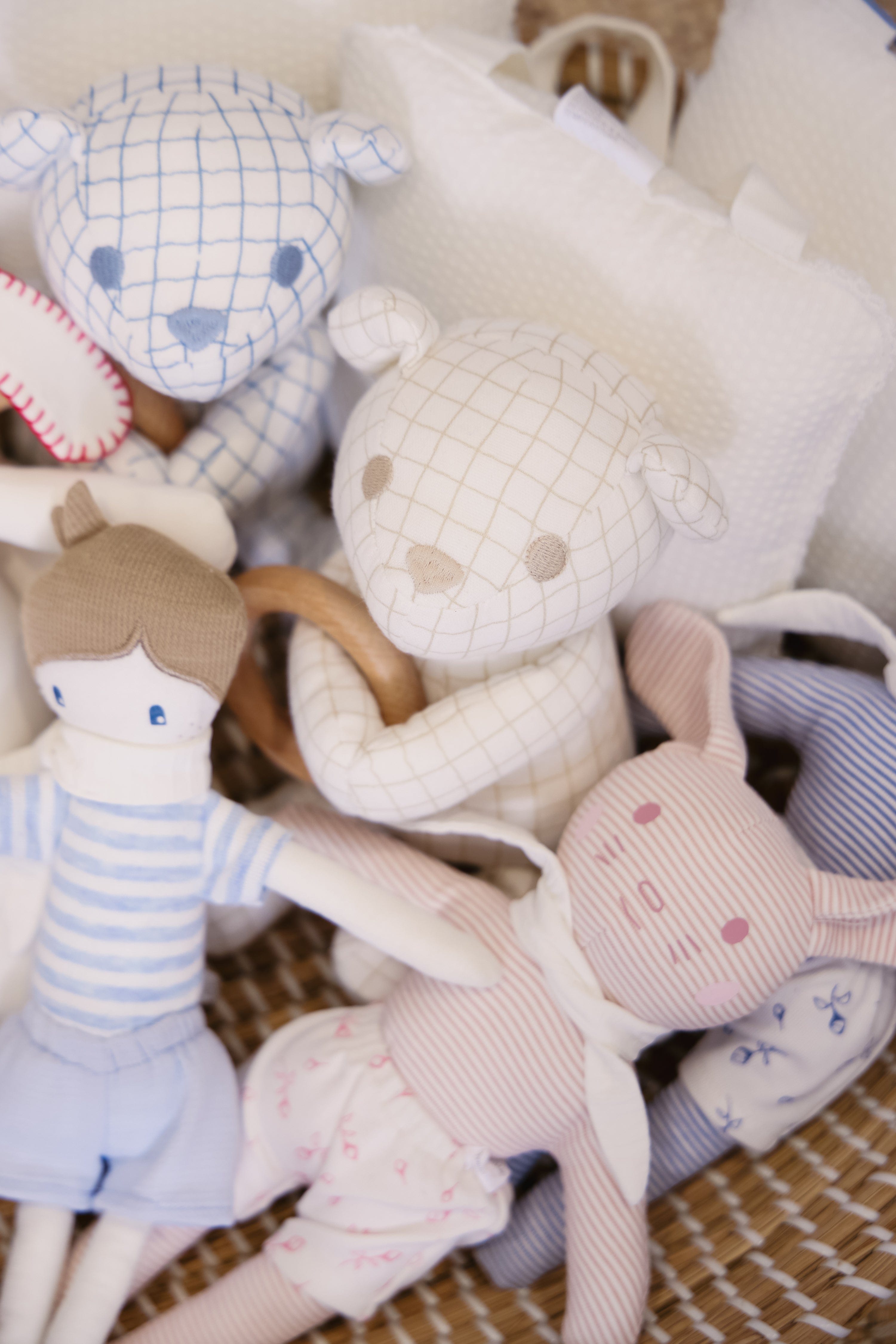 Teddy Au Pane Plush Toy - Stone