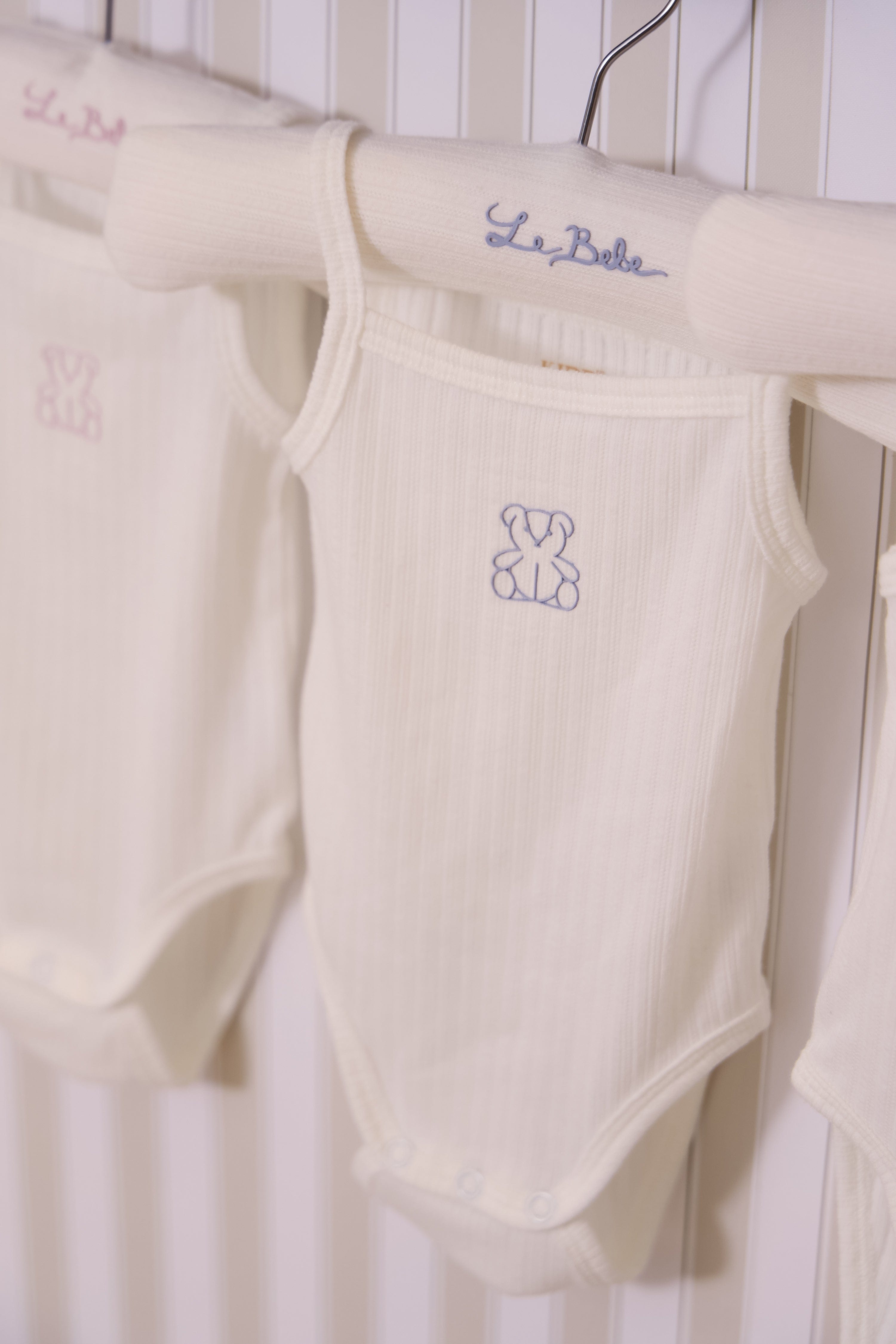 Teddy Au Pane Onesie Set Of 2 - Blue
