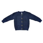Knit Cardigan In Navy