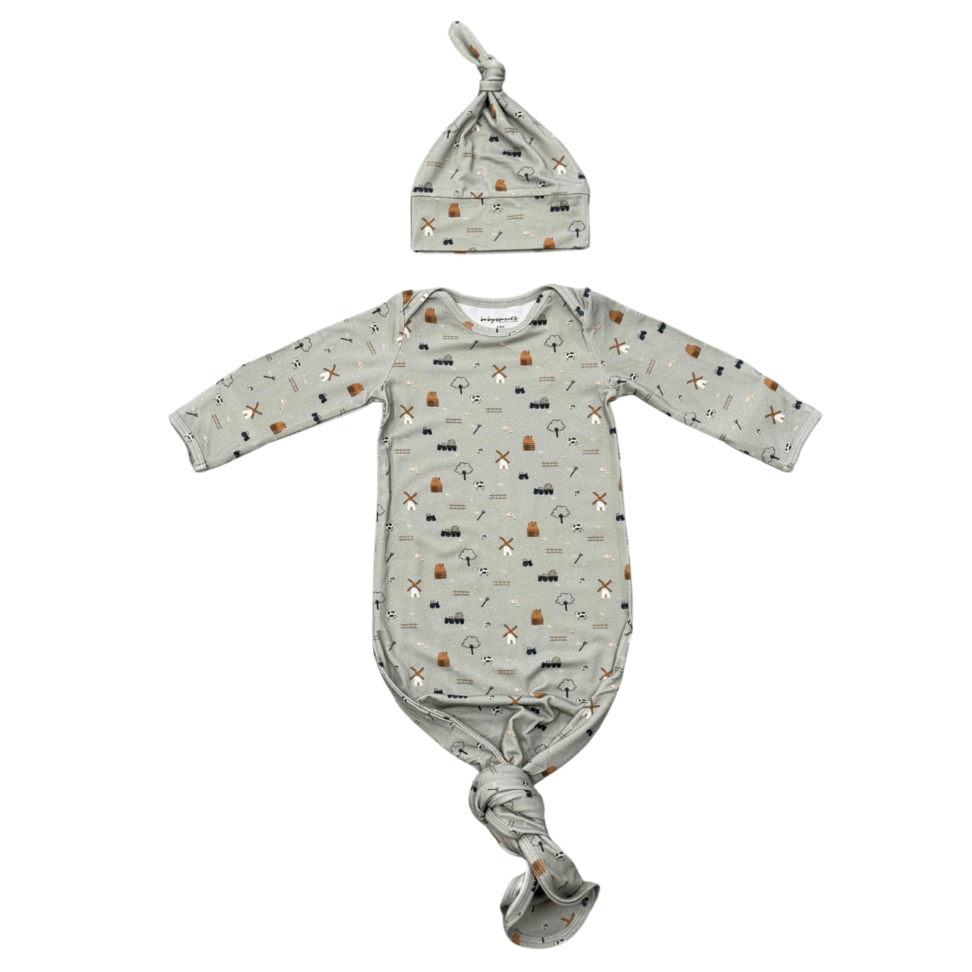 Knotted Sleeper Set In Farm