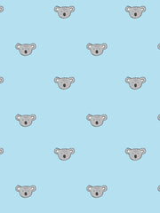 'koala' Wallpaper By Tea Collection - Baby Blue