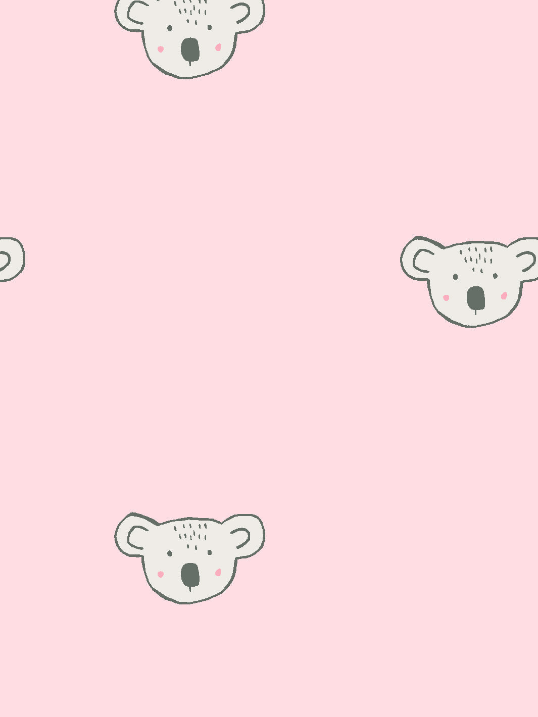 'koala' Wallpaper By Tea Collection - Ballet Slipper