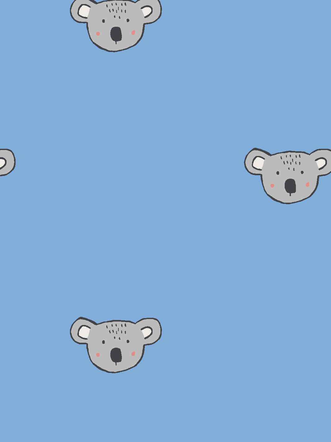 'koala' Wallpaper By Tea Collection - Denim