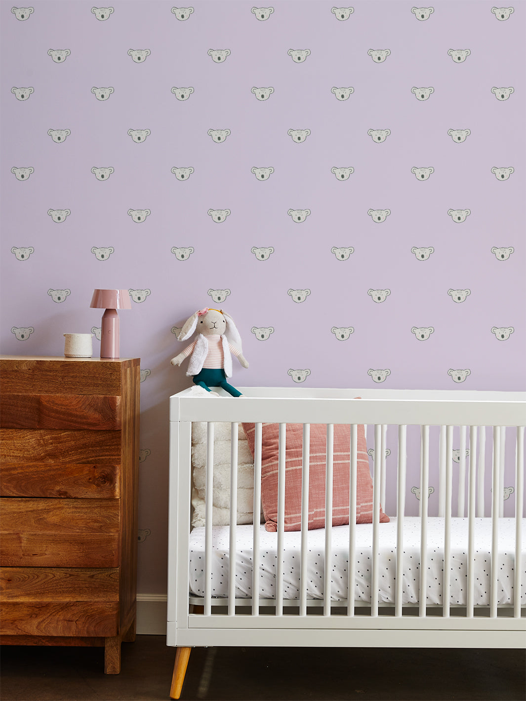 'koala' Wallpaper By Tea Collection - Lavender