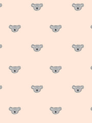 'koala' Wallpaper By Tea Collection - Peach