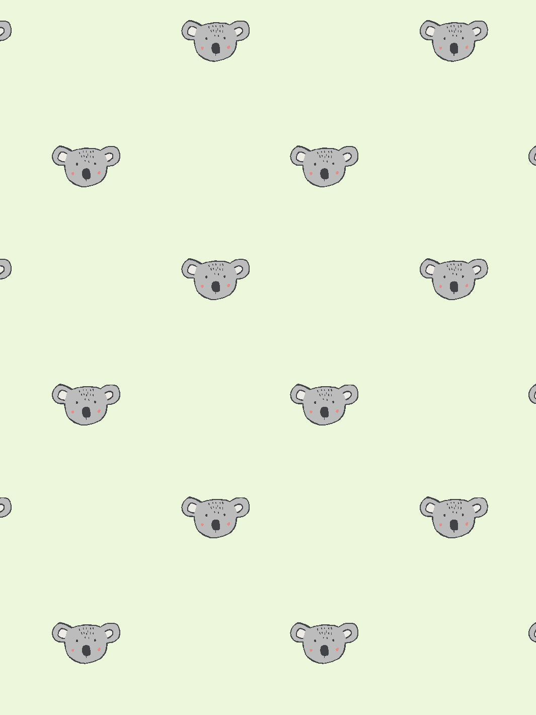 'koala' Wallpaper By Tea Collection - Pistachio