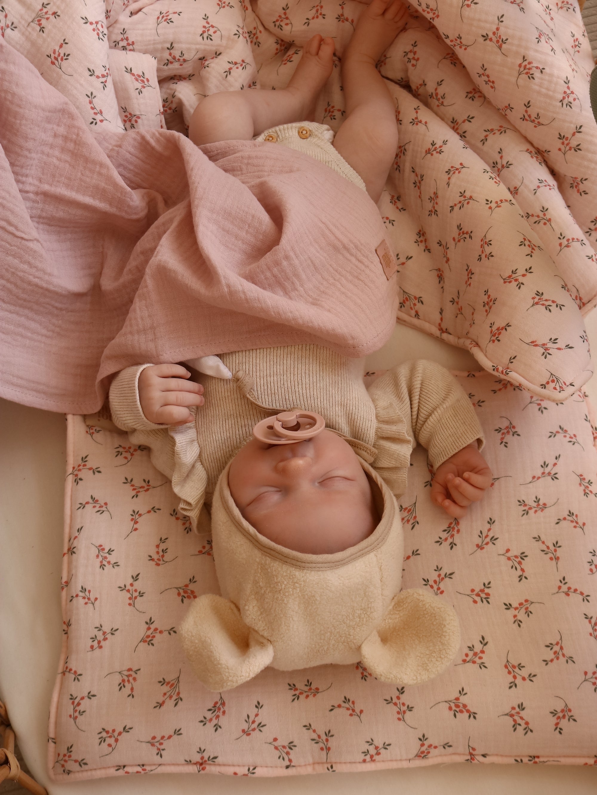 Muslin Baby Pink - Baby Swaddle Blanket