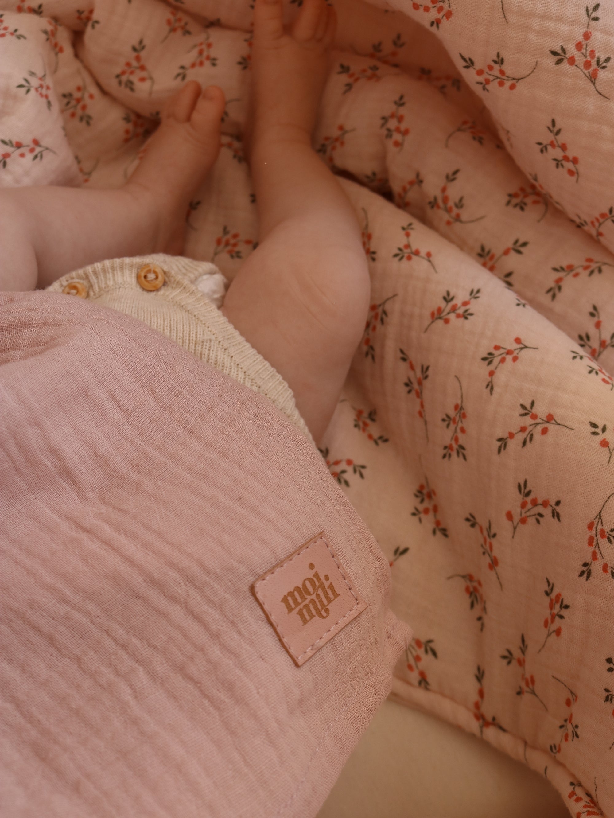 Muslin Baby Pink - Baby Swaddle Blanket