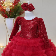 Kourtney Red Party Dress
