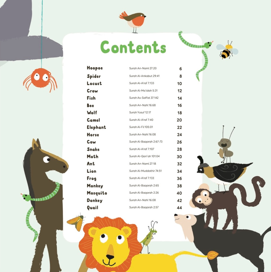 Animals In The Quran: Search And Find Book