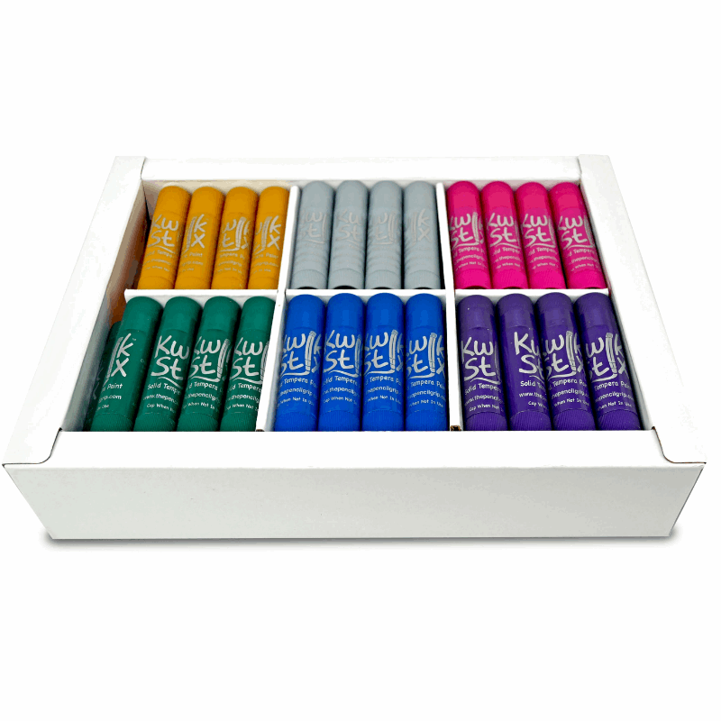 Kwik Stix Paint Sticks, Class Pack Set Of 72 Metalix Colors