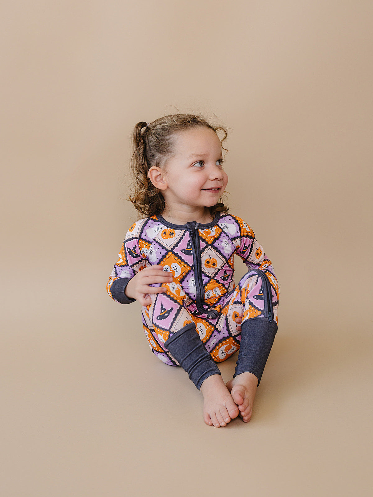 Bamboo Zip Romper | Ghost Whimsy