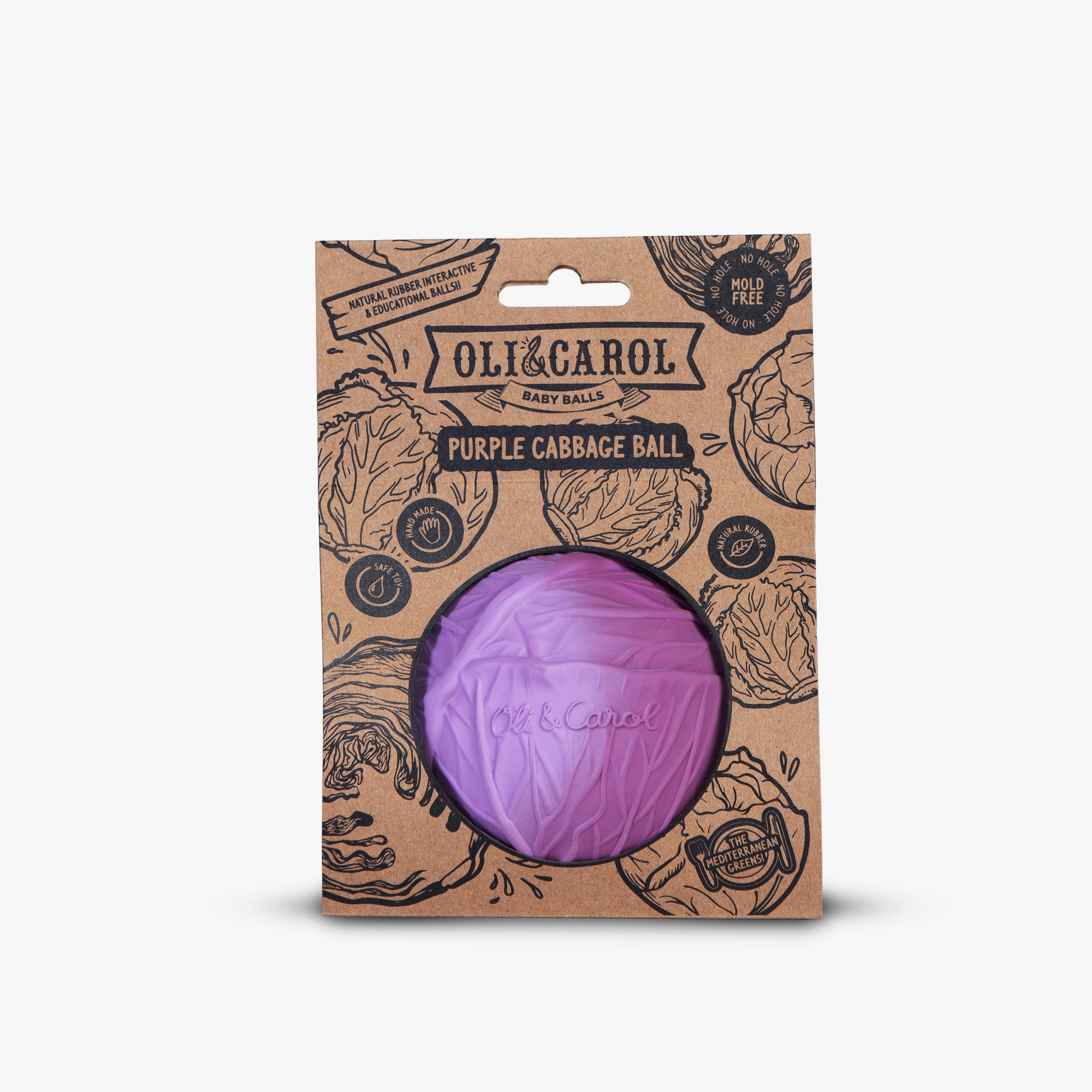 OLI&CAROL Purple Cabbage Baby Ball